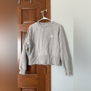 Adidas Gray Crewneck Sweatshirt